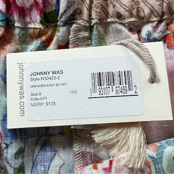 NWT S JOHNNY WAS DREAMER LINEN SHIRT/SHORTS SET - Picture 13 of 14